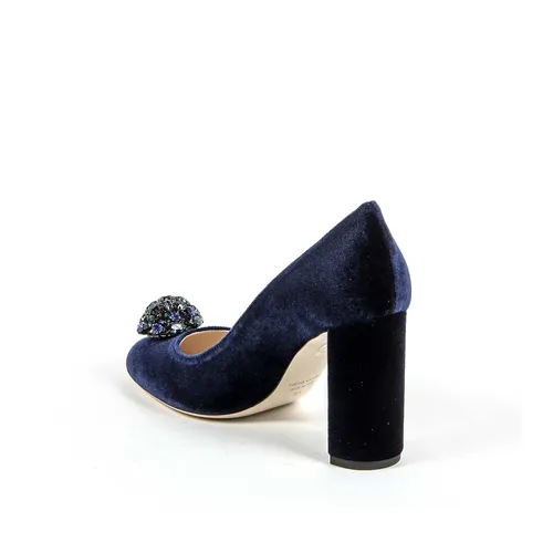 V 1969 Italia Womens Pump 3102045 VELLUTO BLU ROYAL
