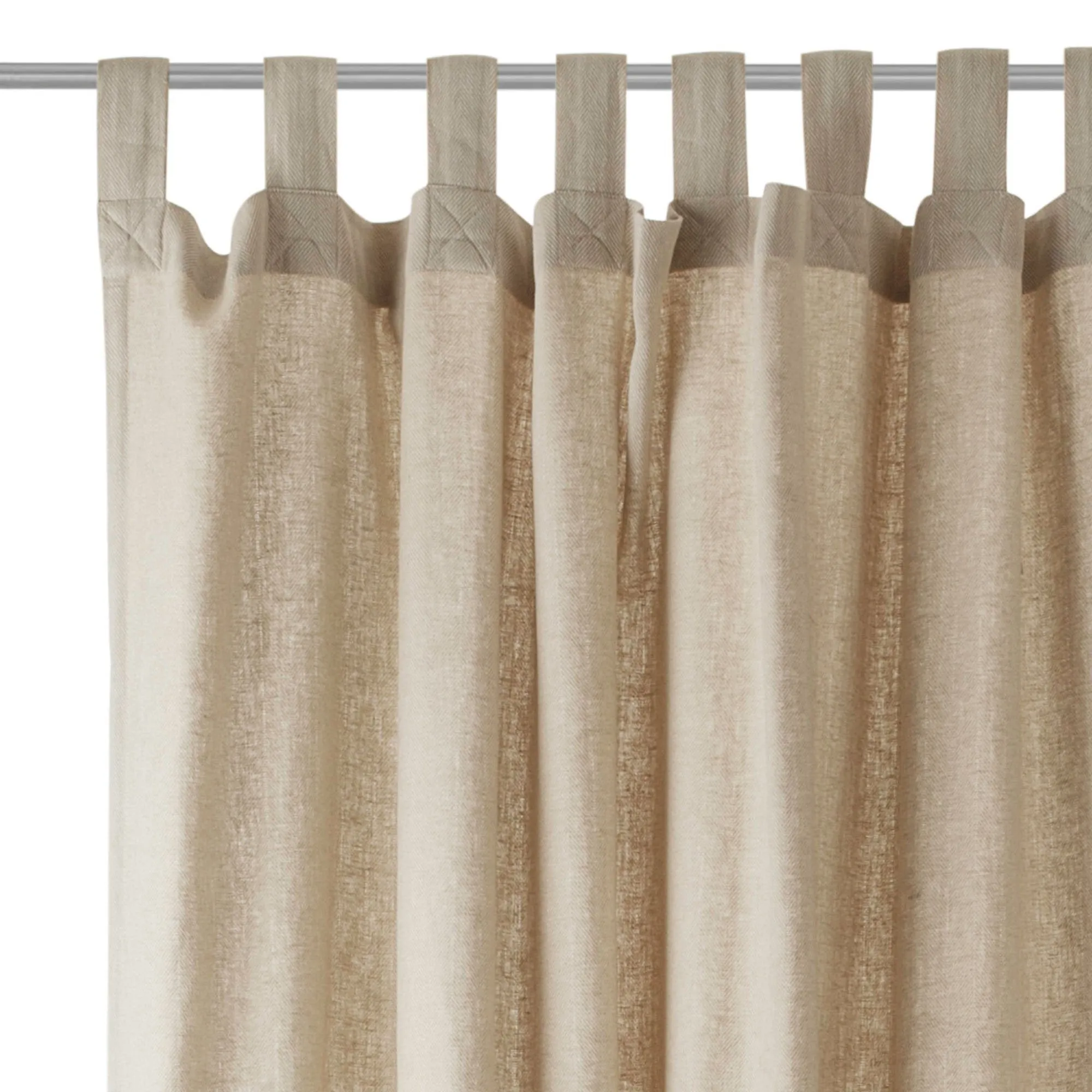 Vinstra Linen Curtain [Natural/Beige]