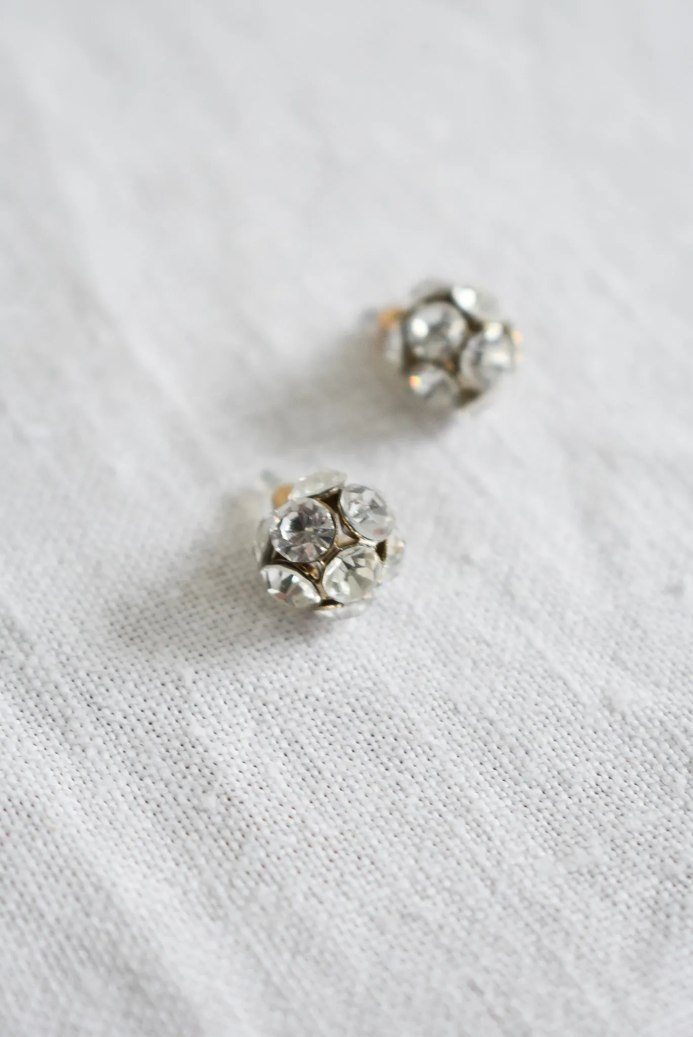 Vintage glam diamante earrings
