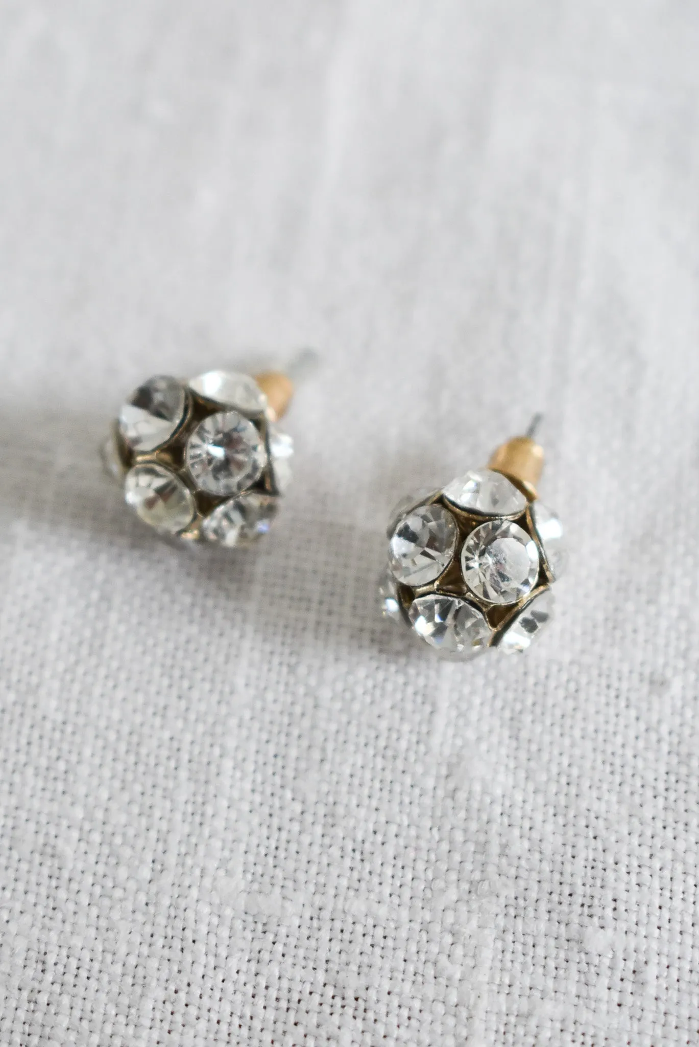Vintage glam diamante earrings