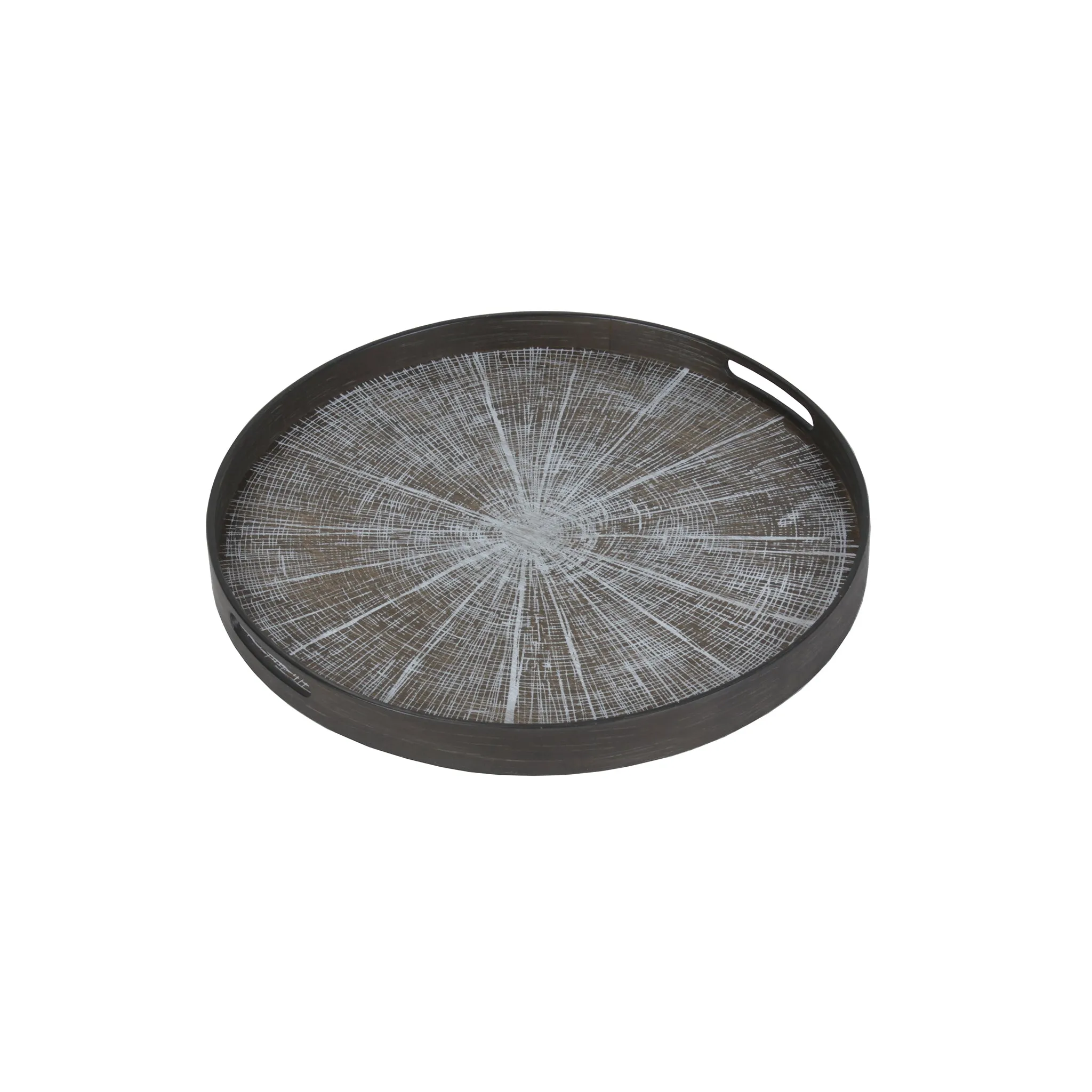 White Slice wooden tray- 19 x 19 x 2