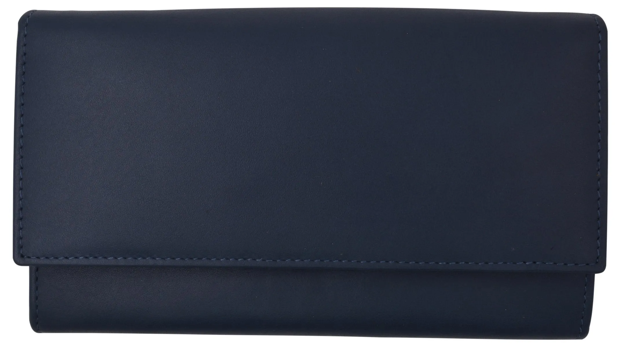 Women RFID Blocking Real Leather Wallet - Clutch Checkbook Wallet for Women RFID2547GT
