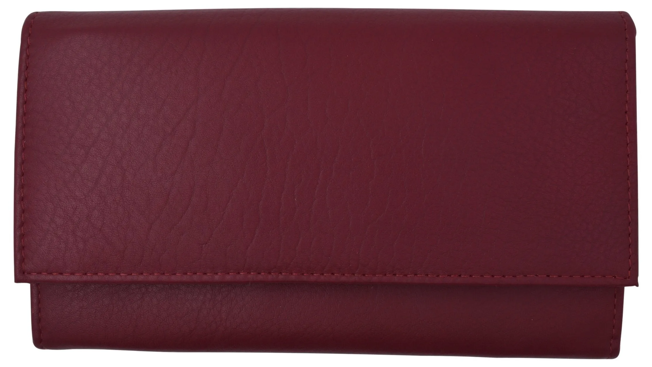 Women RFID Blocking Real Leather Wallet - Clutch Checkbook Wallet for Women RFID2547GT