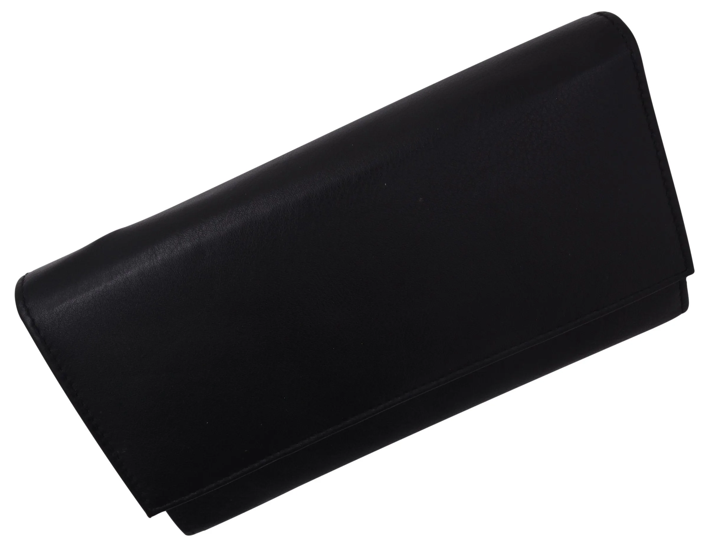Women RFID Blocking Real Leather Wallet - Clutch Checkbook Wallet for Women RFID2547GT