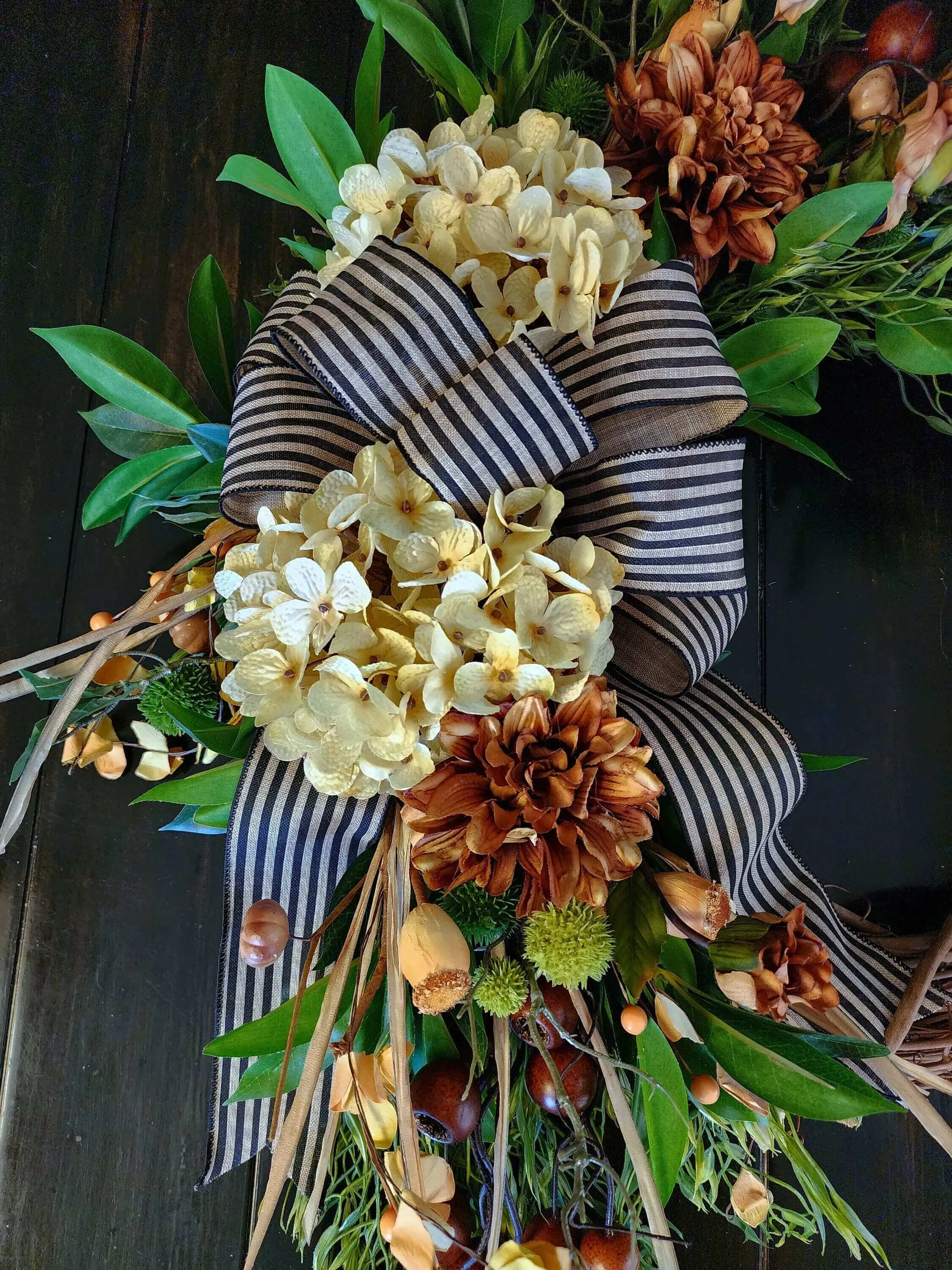 Year Round Neutral Wreath for Front Door, Country Farmhouse Wreaths, Mother's Day Gift, Gift for Her, Housewarming Gift